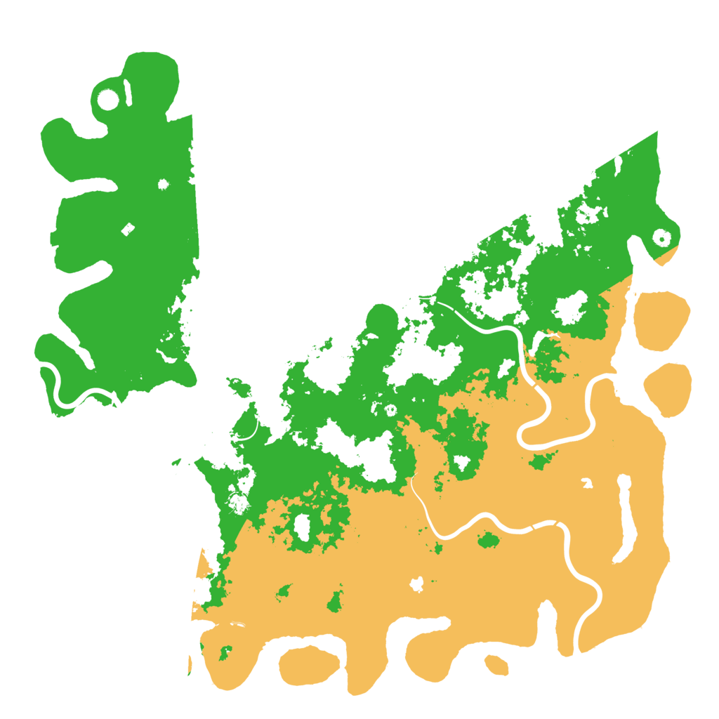 Biome Rust Map: Procedural Map, Size: 6000, Seed: 1206429046