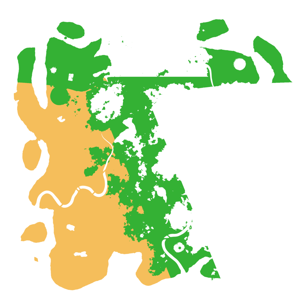 Biome Rust Map: Procedural Map, Size: 4550, Seed: 573535