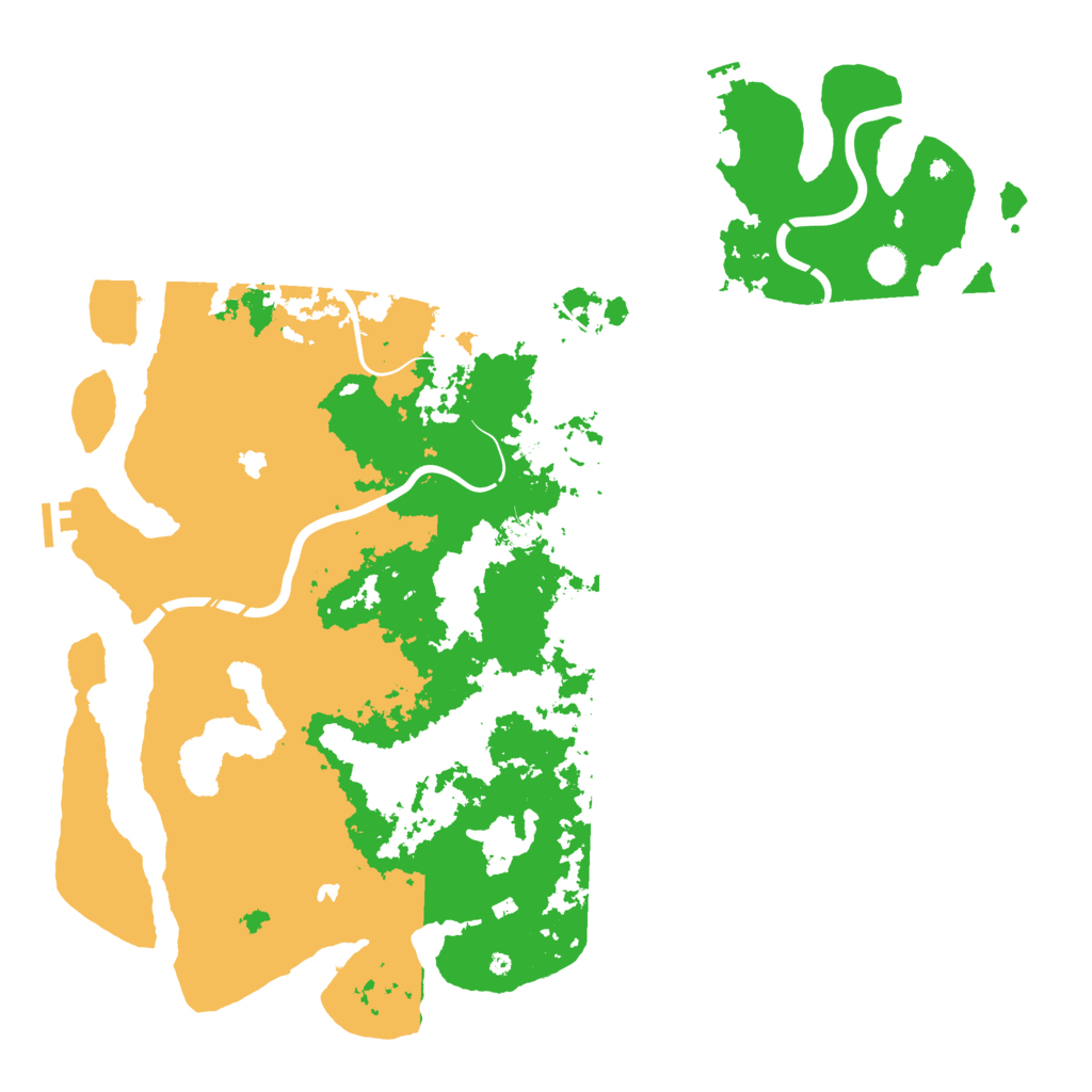 Biome Rust Map: Procedural Map, Size: 5000, Seed: 26434