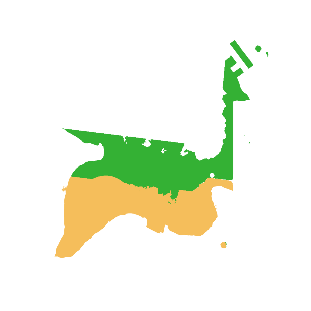 Biome Rust Map: Procedural Map, Size: 2000, Seed: 60977759