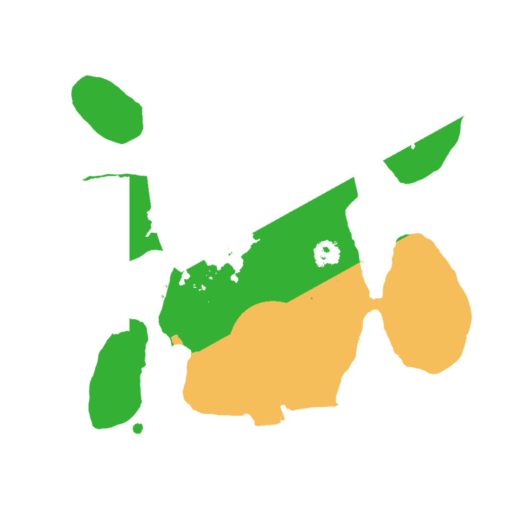 Biome Rust Map: Procedural Map, Size: 2000, Seed: 73989690