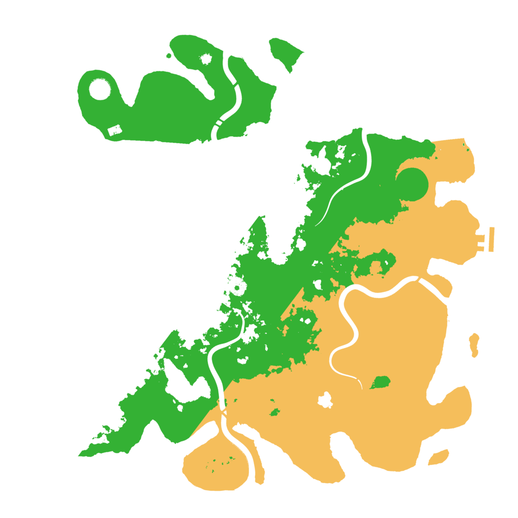 Biome Rust Map: Procedural Map, Size: 4250, Seed: 1274607741