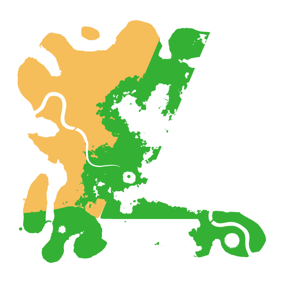 Biome Rust Map: Procedural Map, Size: 3500, Seed: 1686095314