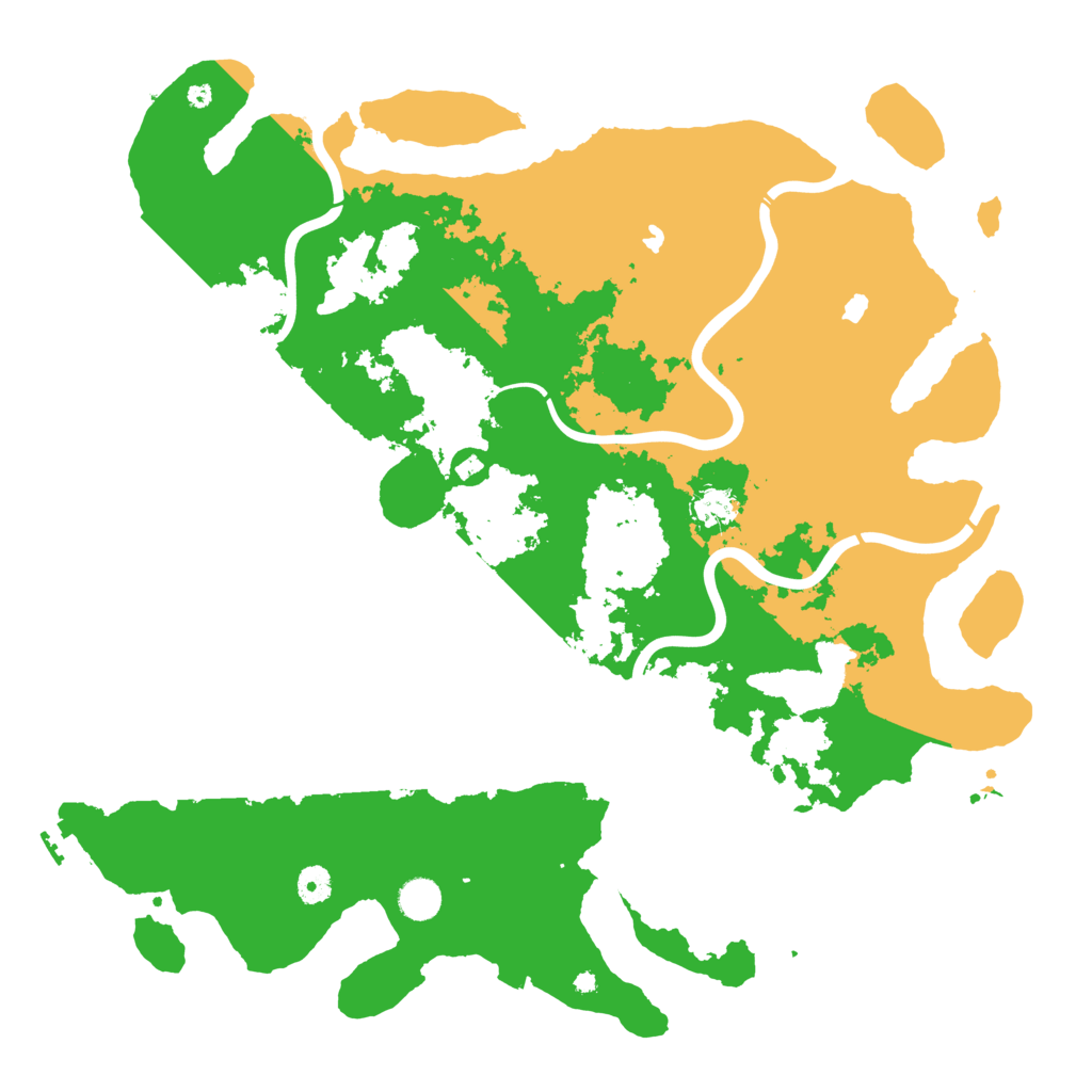 Biome Rust Map: Procedural Map, Size: 4500, Seed: 511