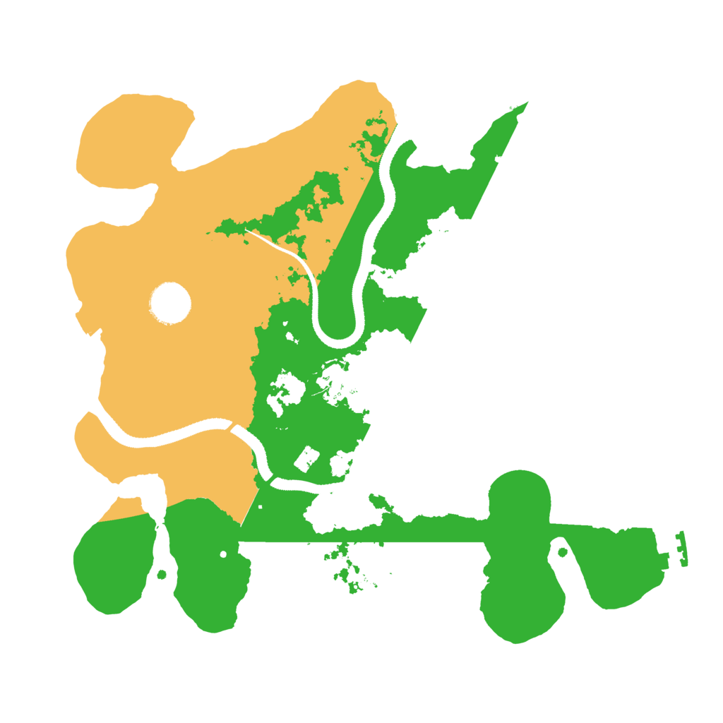 Biome Rust Map: Procedural Map, Size: 3100, Seed: 229419