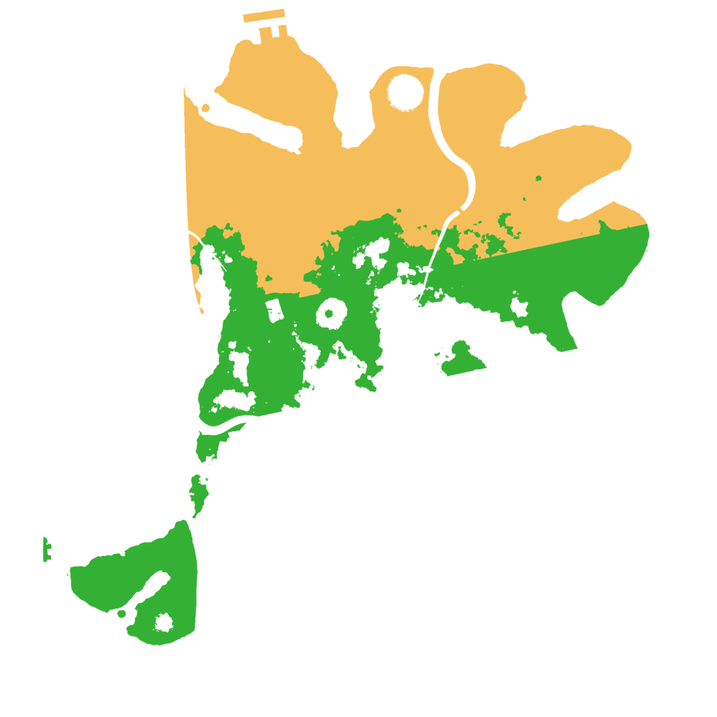Biome Rust Map: Procedural Map, Size: 3500, Seed: 987372663