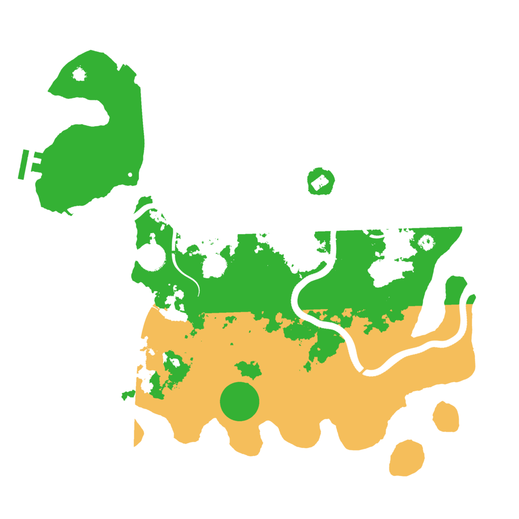 Biome Rust Map: Procedural Map, Size: 3500, Seed: 875817783