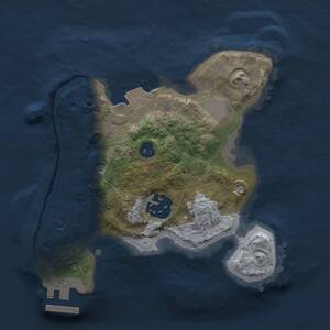 Thumbnail Rust Map: Procedural Map, Size: 2000, Seed: 295075488, 4 Monuments