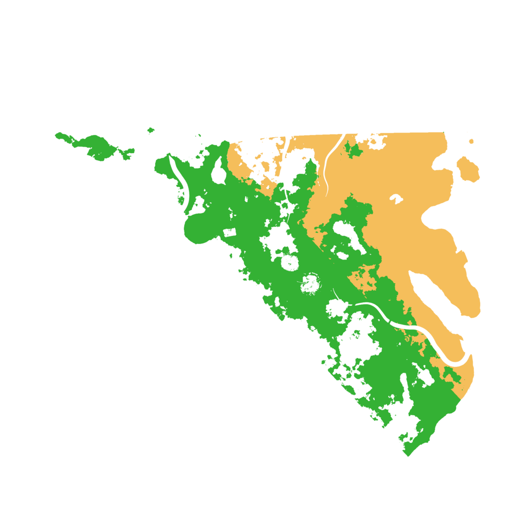 Biome Rust Map: Procedural Map, Size: 4500, Seed: 798756834