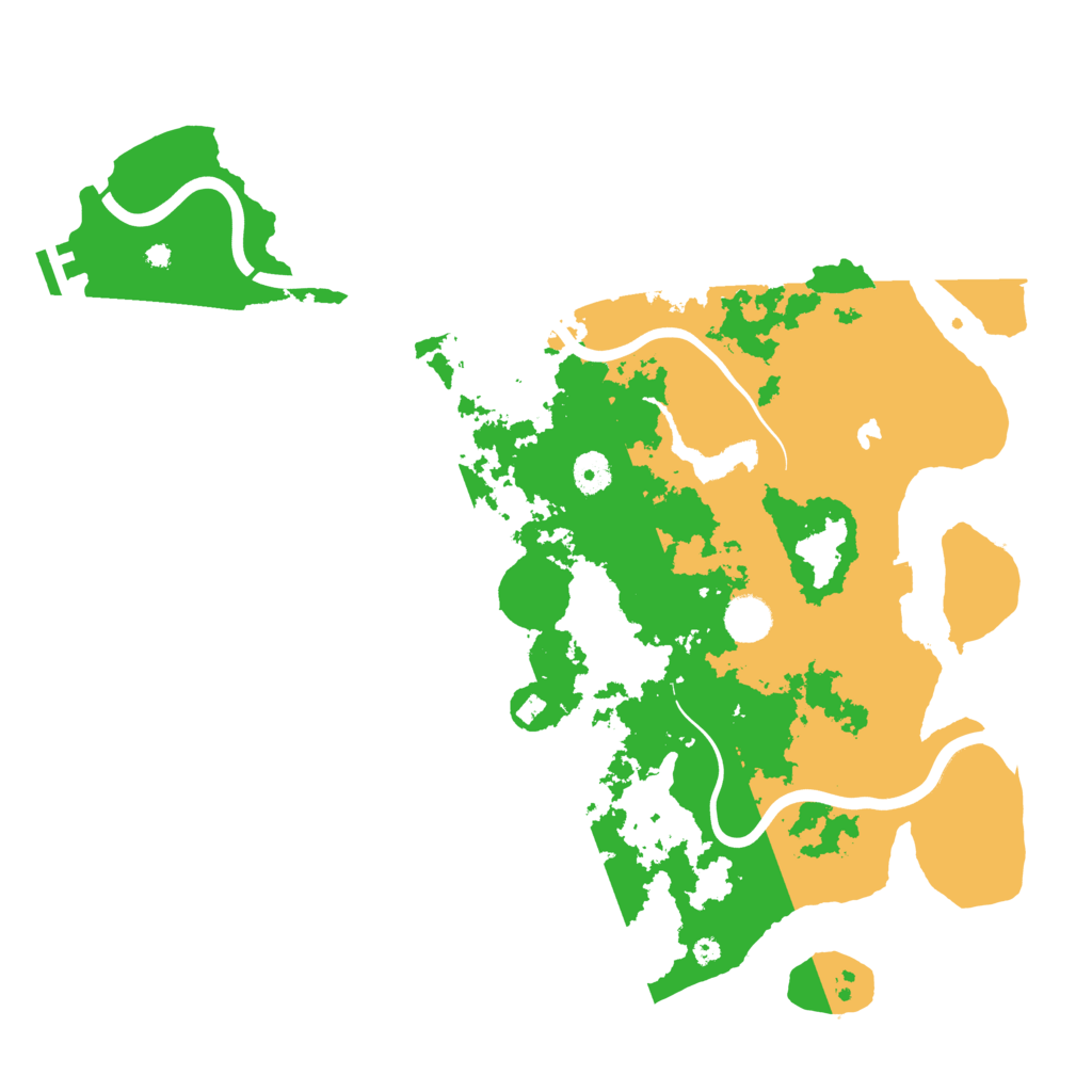 Biome Rust Map: Procedural Map, Size: 4100, Seed: 1200095064