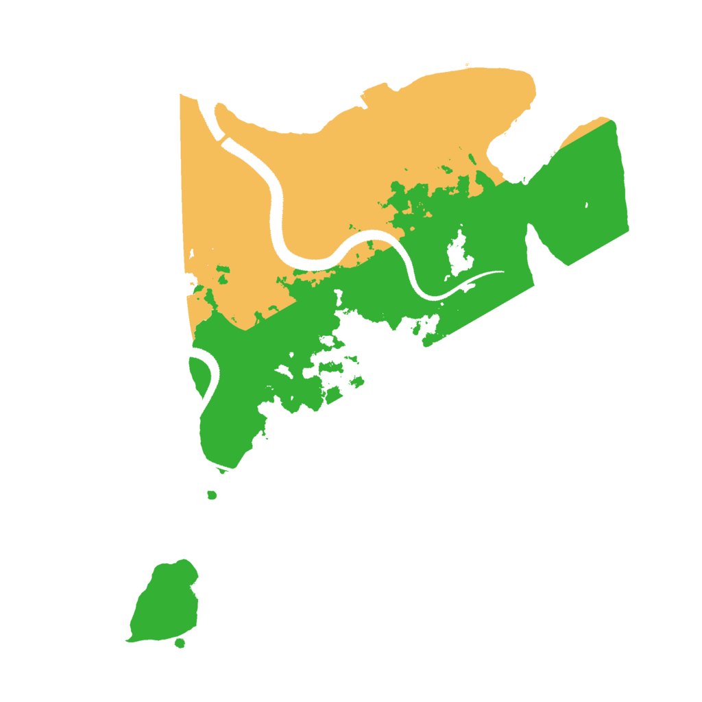 Biome Rust Map: Procedural Map, Size: 2800, Seed: 315718556