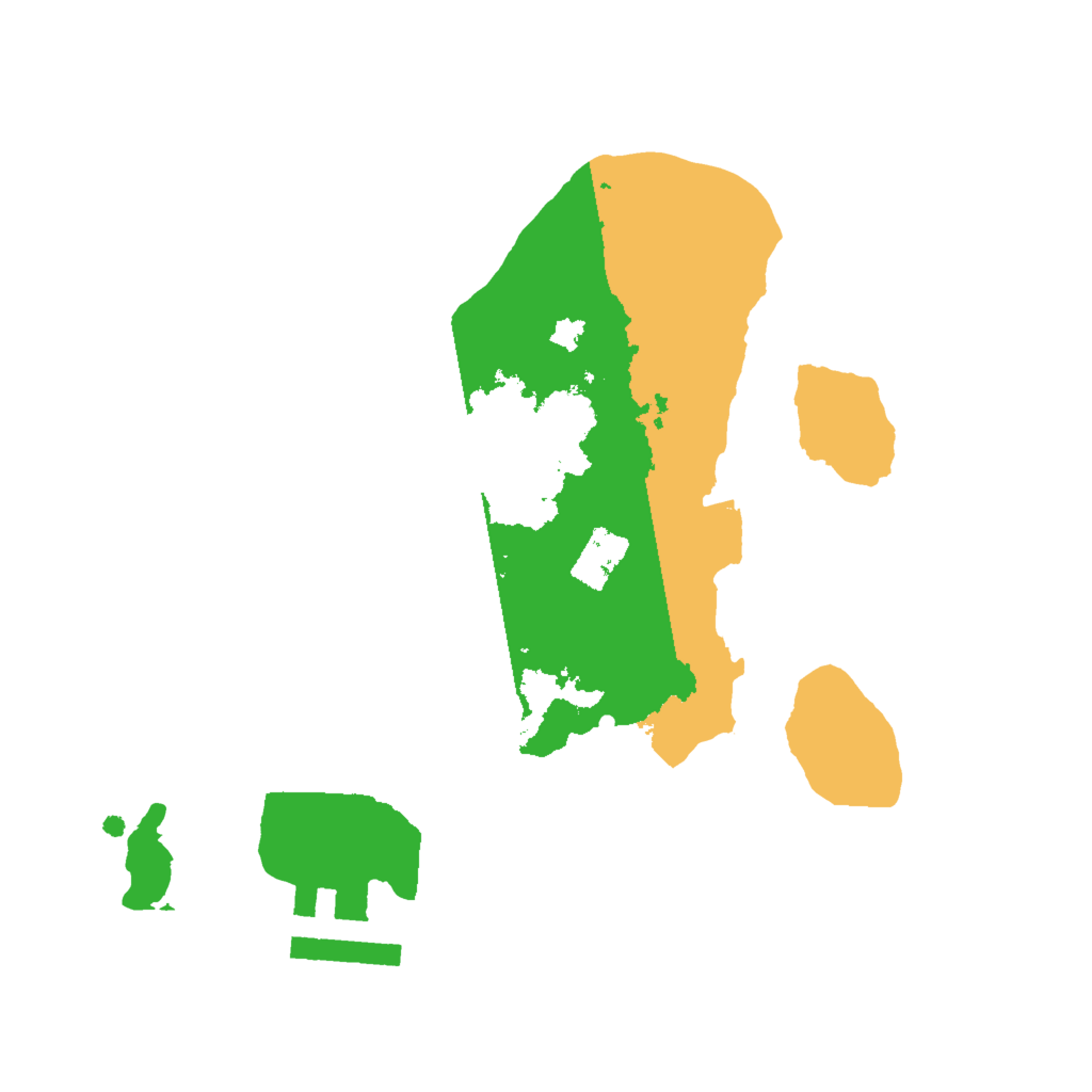 Biome Rust Map: Procedural Map, Size: 2000, Seed: 76721458