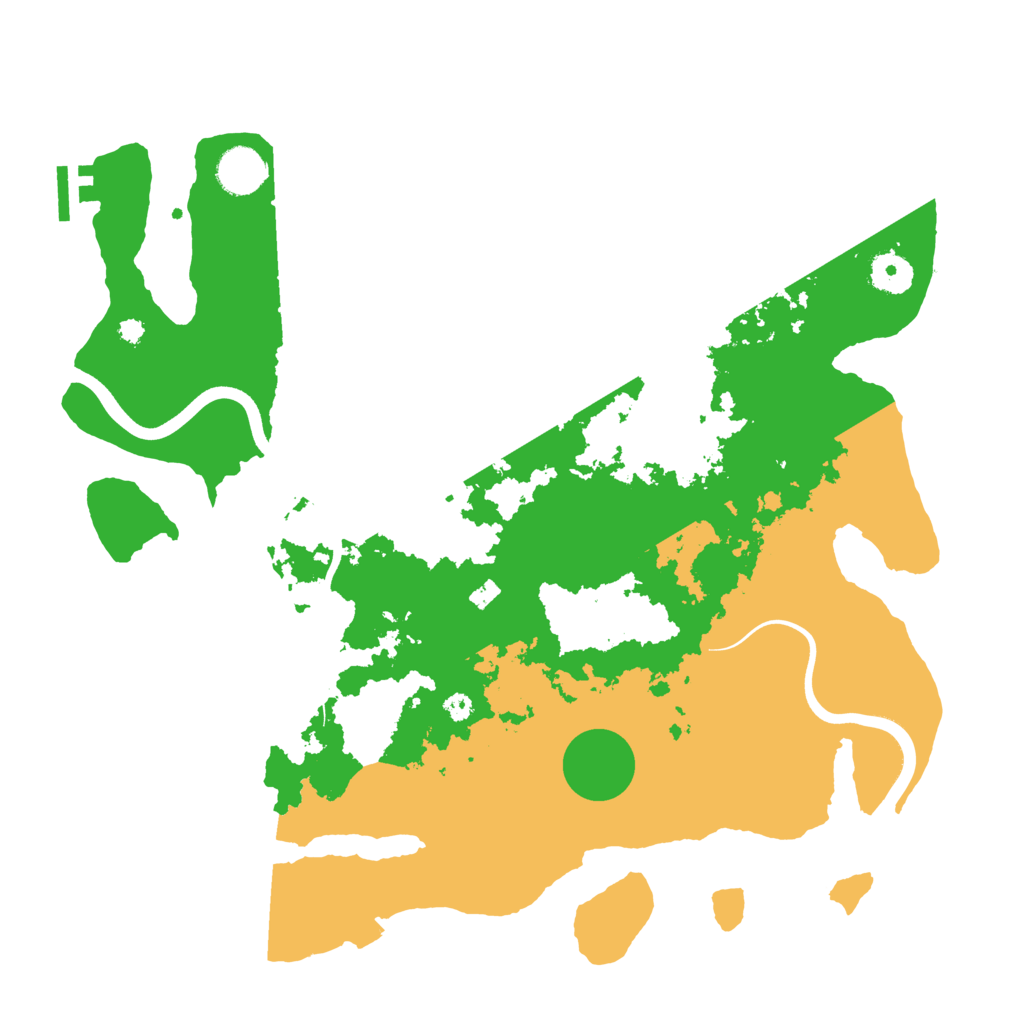 Biome Rust Map: Procedural Map, Size: 3750, Seed: 1065681054