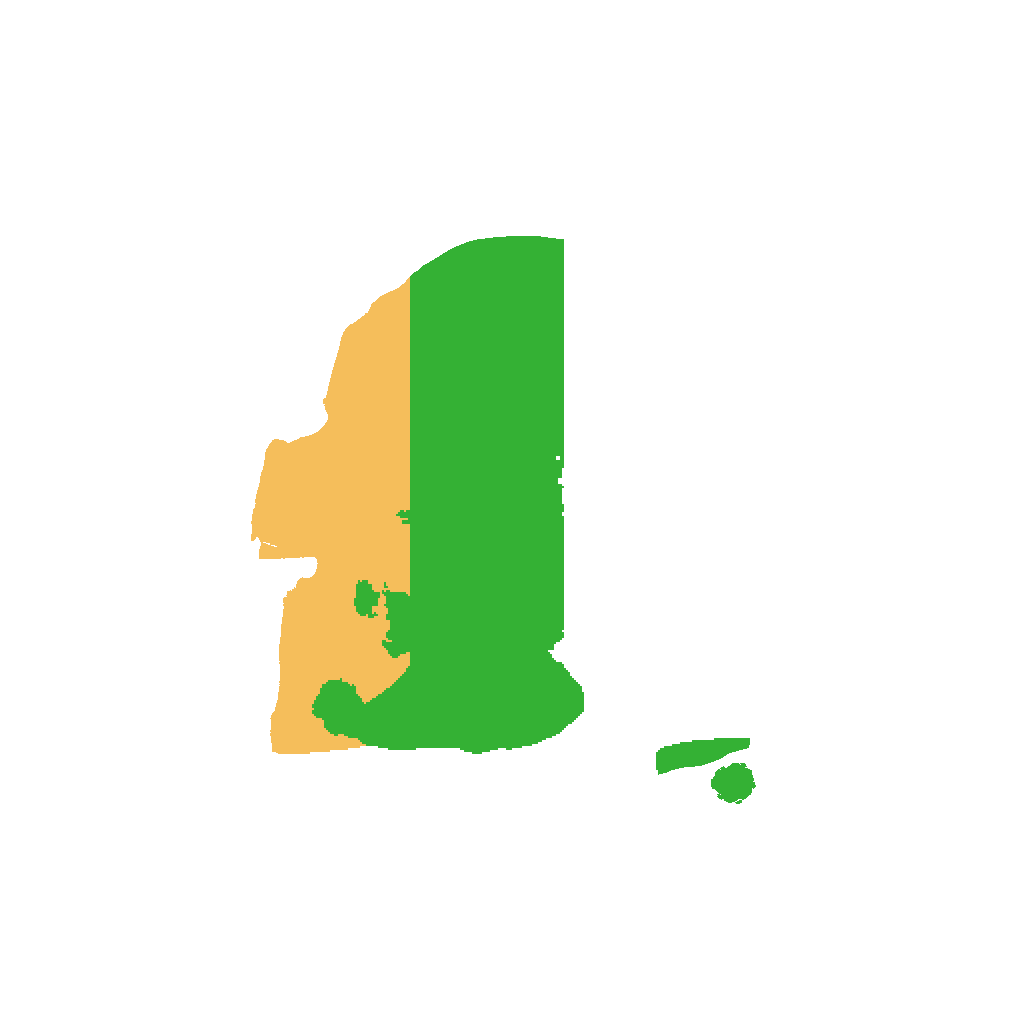 Biome Rust Map: Procedural Map, Size: 1000, Seed: 2035877119