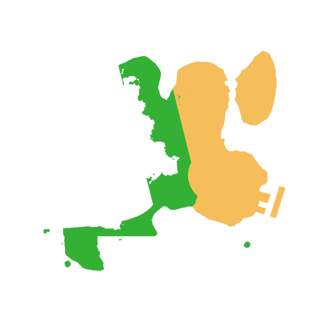Biome Rust Map: Procedural Map, Size: 2000, Seed: 11242467