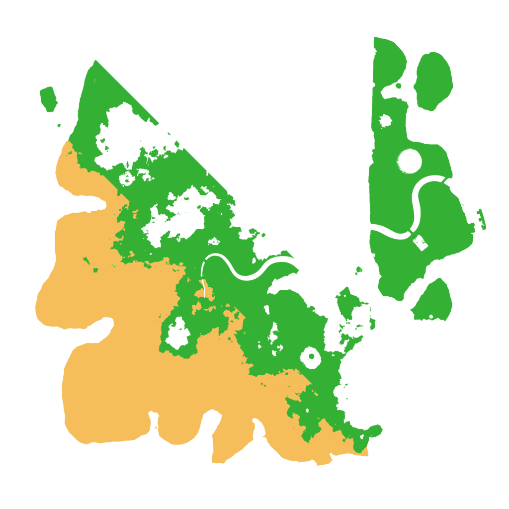 Biome Rust Map: Procedural Map, Size: 3700, Seed: 1491177551