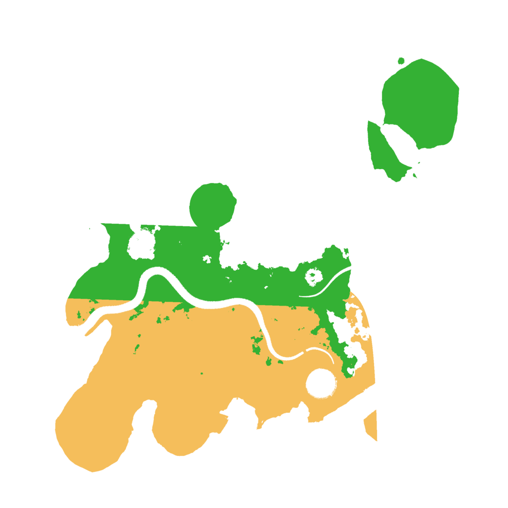 Biome Rust Map: Procedural Map, Size: 3000, Seed: 142112722