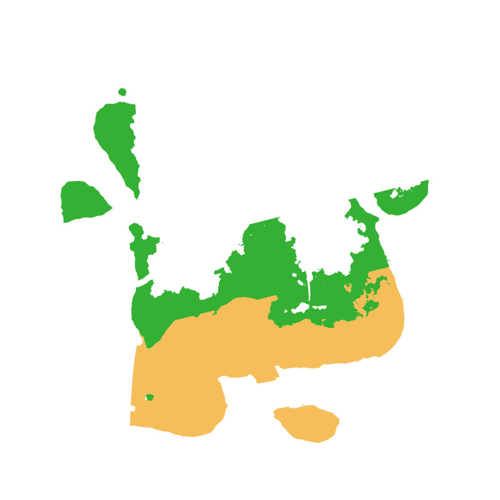 Biome Rust Map: Procedural Map, Size: 2500, Seed: 50524