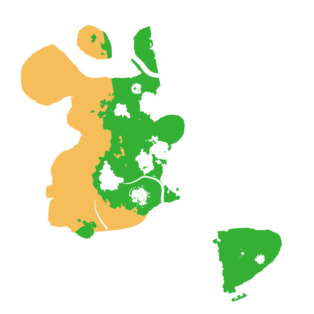 Biome Rust Map: Procedural Map, Size: 3000, Seed: 569887171