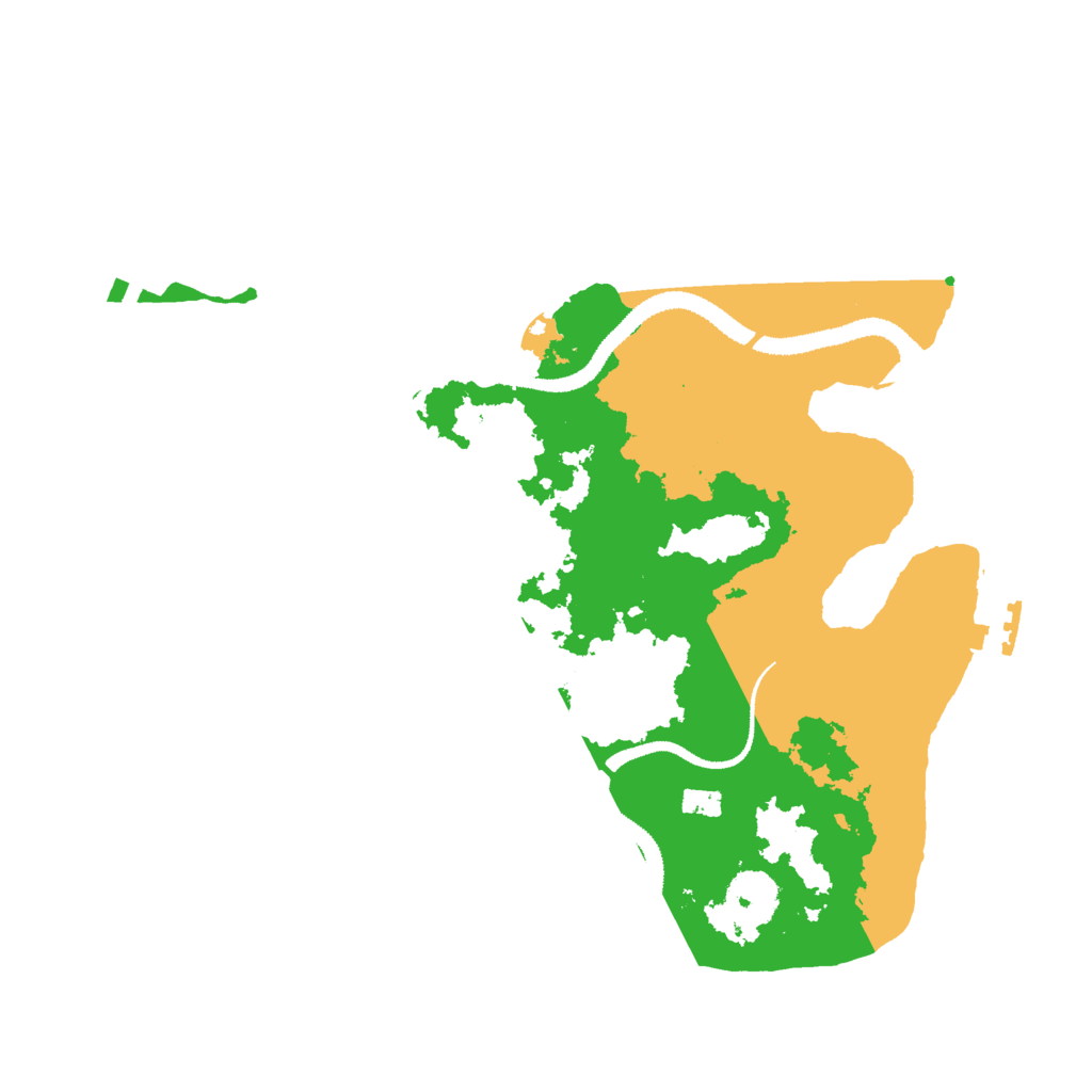 Biome Rust Map: Procedural Map, Size: 3000, Seed: 2140877210