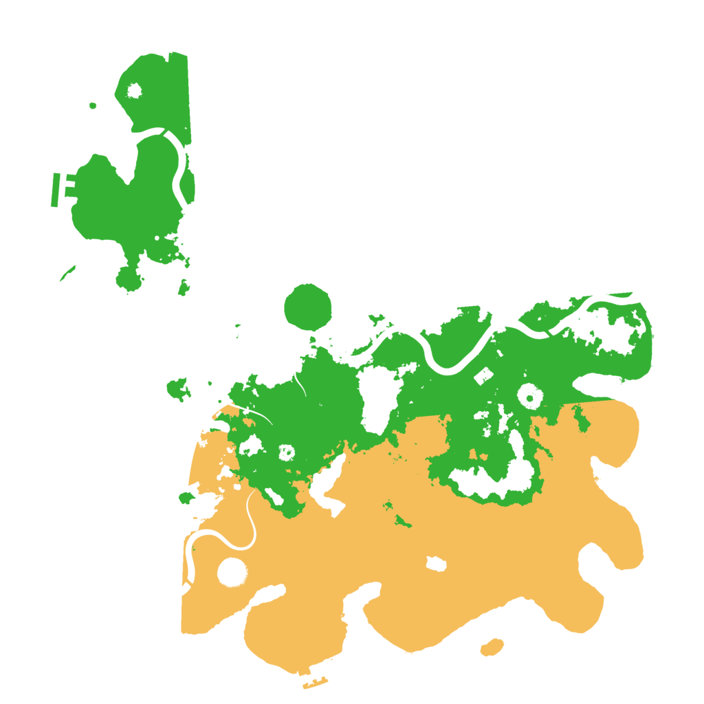 Biome Rust Map: Procedural Map, Size: 4200, Seed: 43654562