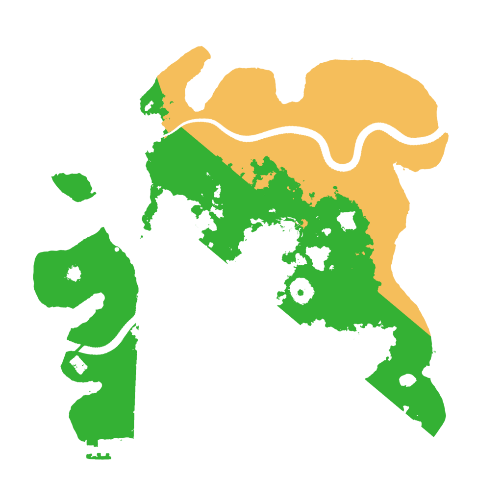 Biome Rust Map: Procedural Map, Size: 3100, Seed: 571828901