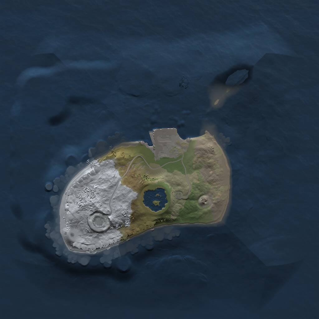 Rust Map: Procedural Map, Size: 1350, Seed: 1591034440, 1 Monuments