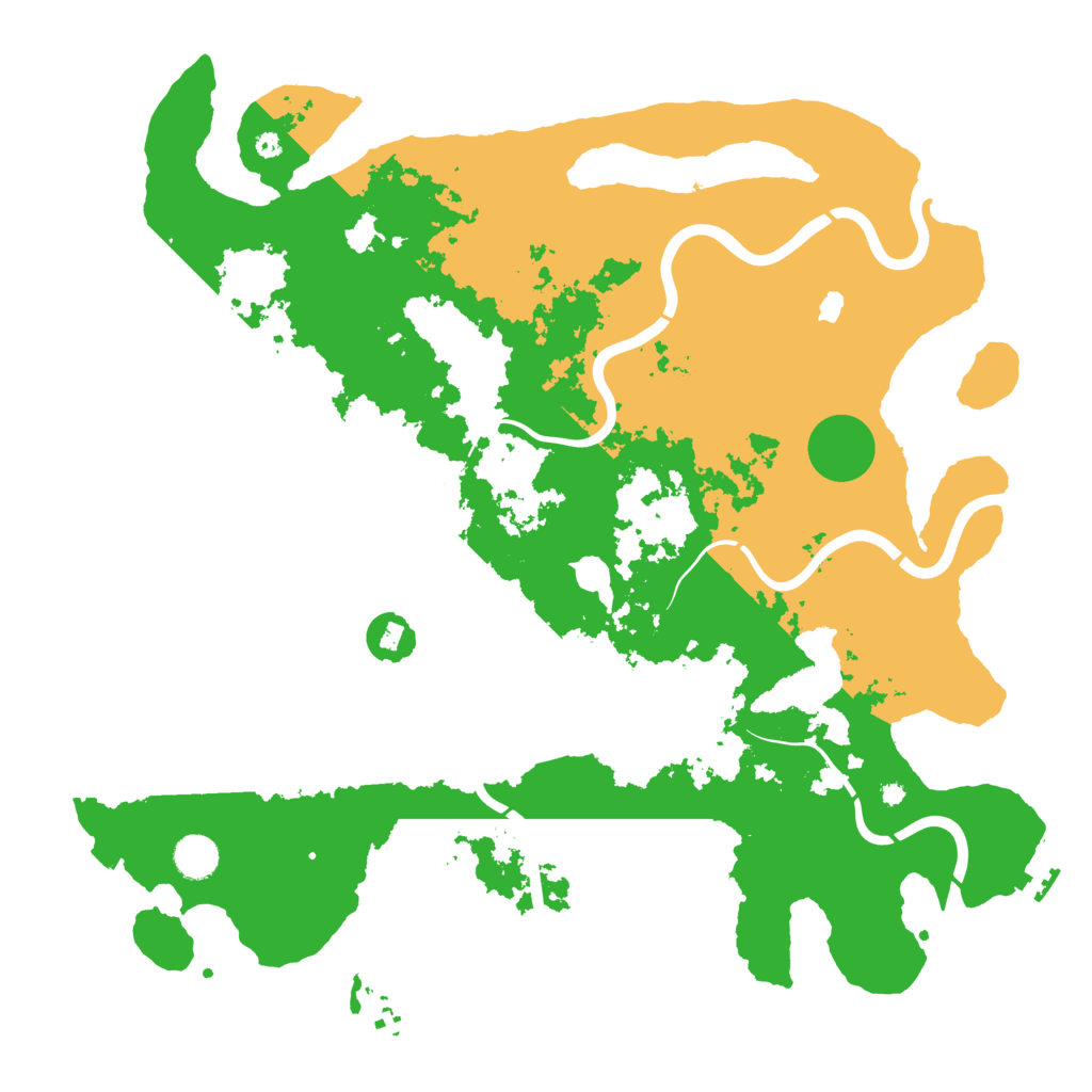 Biome Rust Map: Procedural Map, Size: 4300, Seed: 511