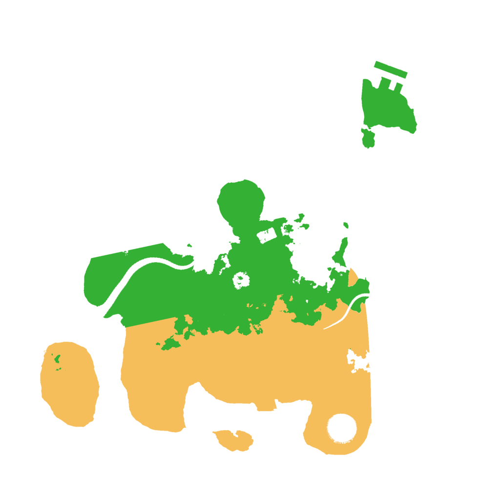 Biome Rust Map: Procedural Map, Size: 3000, Seed: 1250588115