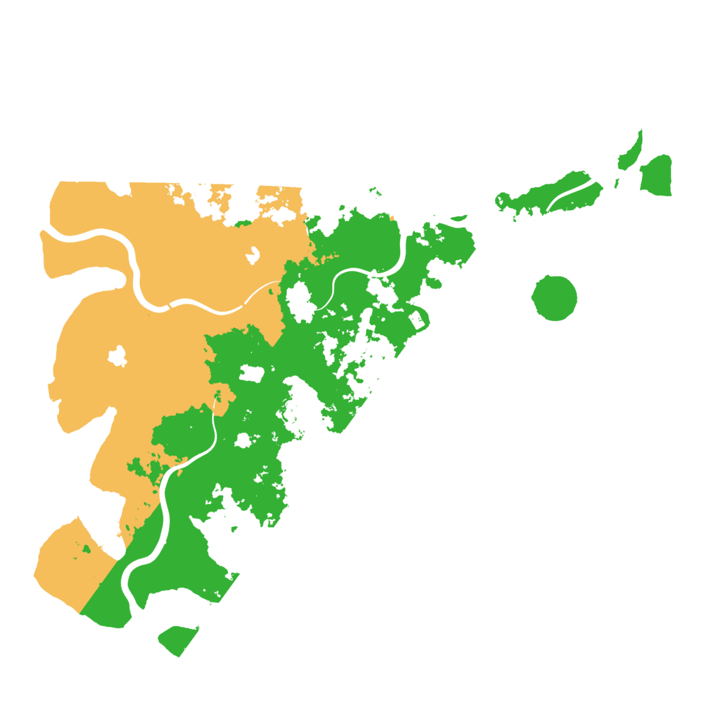 Biome Rust Map: Procedural Map, Size: 4500, Seed: 264253740