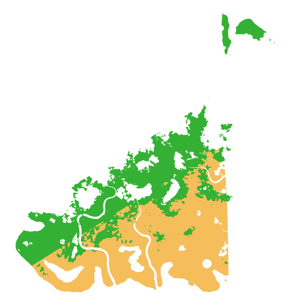 Biome Rust Map: Procedural Map, Size: 6000, Seed: 18432549