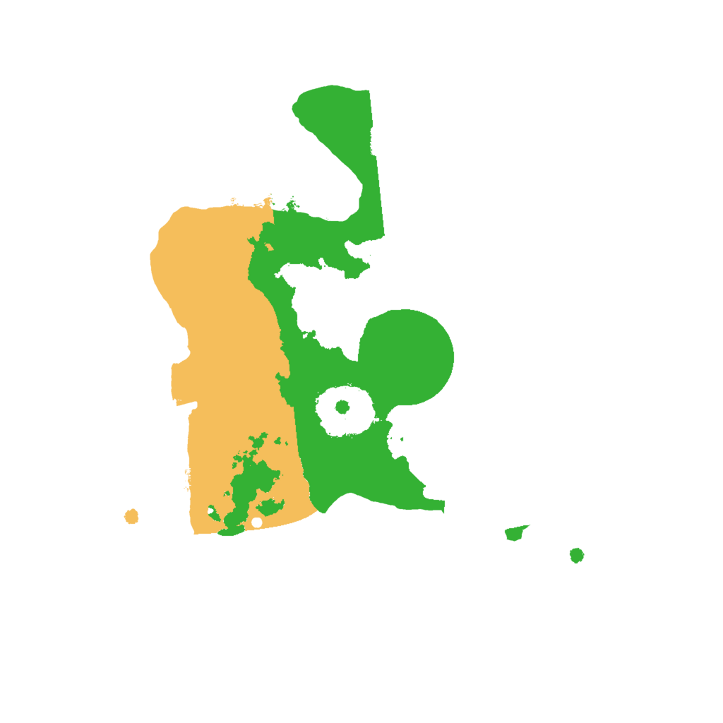 Biome Rust Map: Procedural Map, Size: 2000, Seed: 14790451