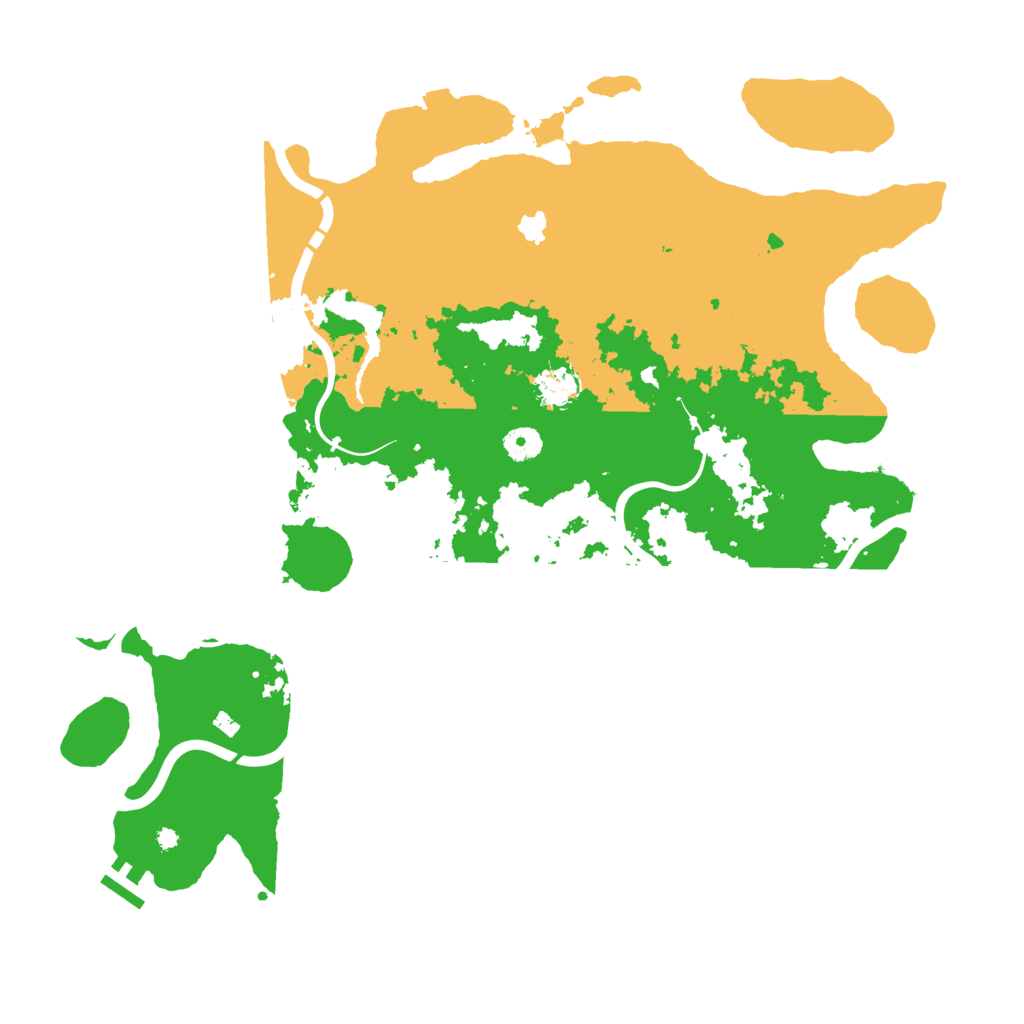 Biome Rust Map: Procedural Map, Size: 4300, Seed: 20250511