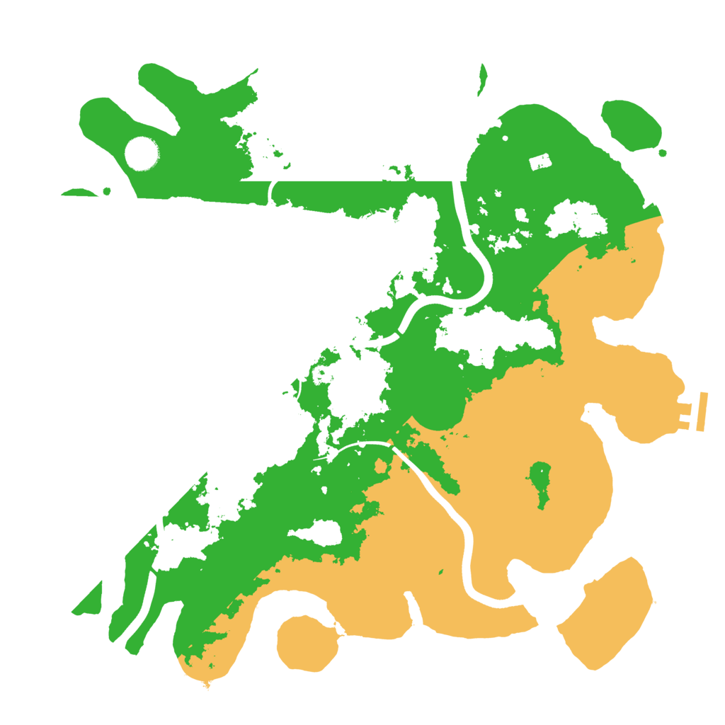 Biome Rust Map: Procedural Map, Size: 3750, Seed: 1404684046