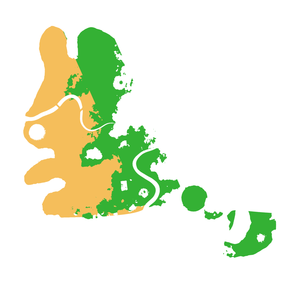 Biome Rust Map: Procedural Map, Size: 3200, Seed: 4012366