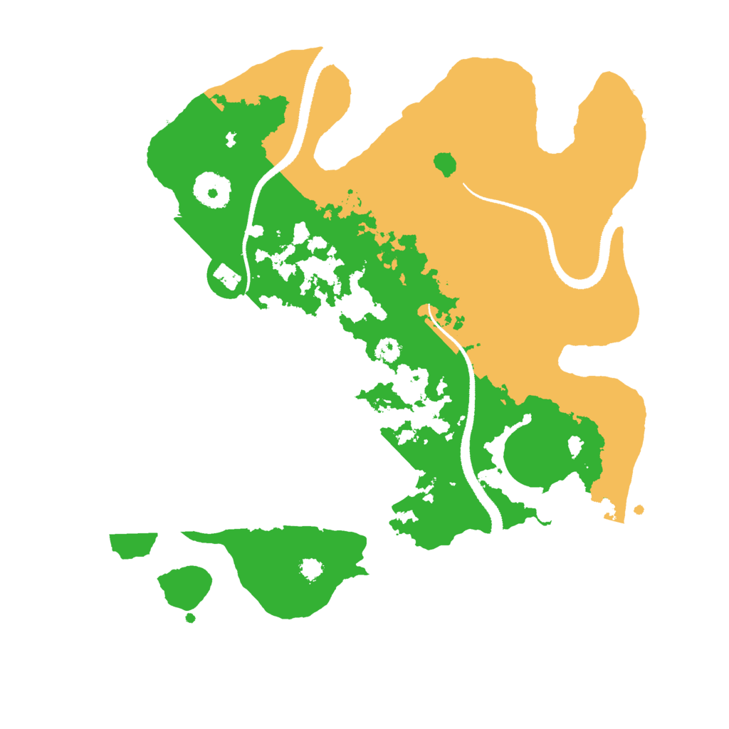 Biome Rust Map: Procedural Map, Size: 3000, Seed: 364922623