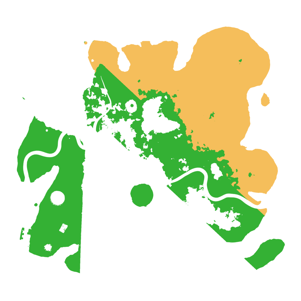 Biome Rust Map: Procedural Map, Size: 3700, Seed: 1618273031