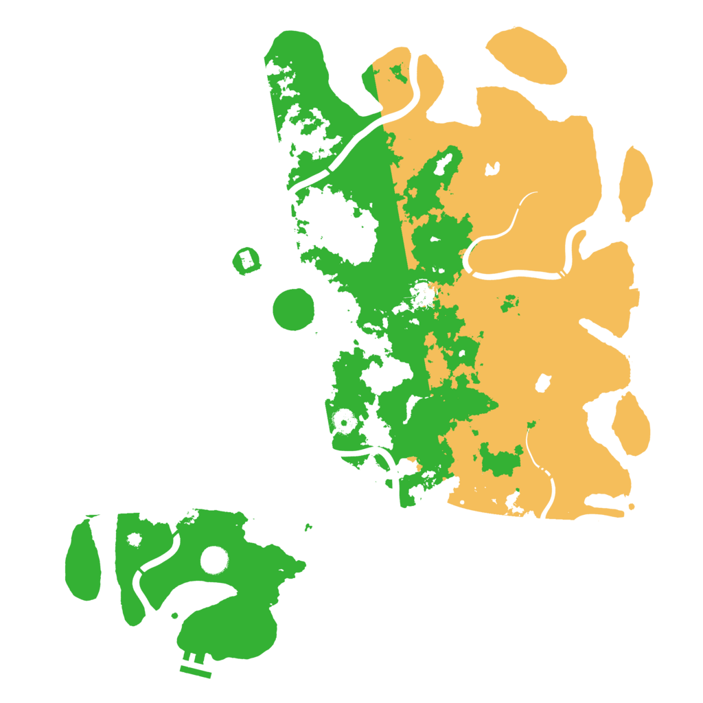 Biome Rust Map: Procedural Map, Size: 4500, Seed: 571434390