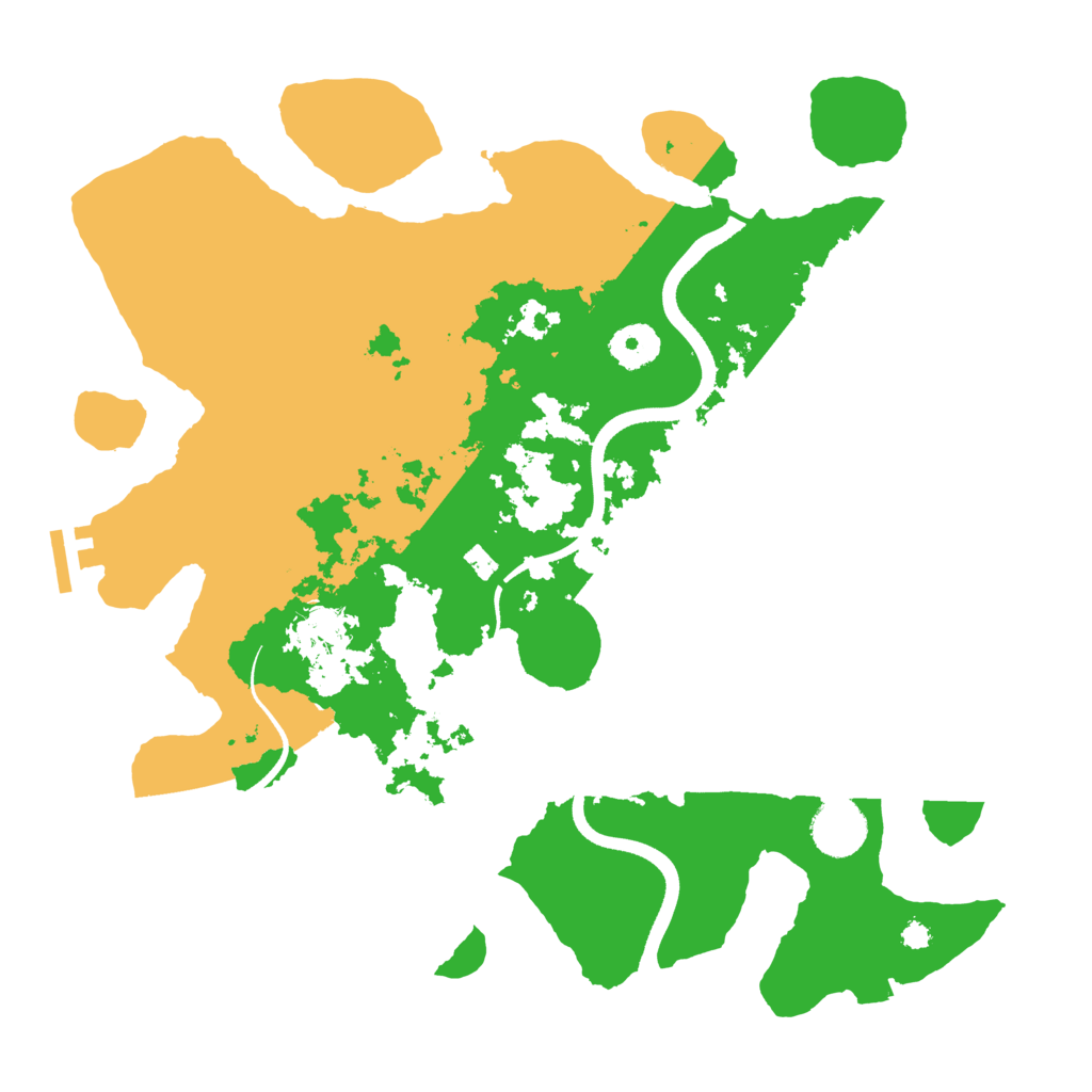 Biome Rust Map: Procedural Map, Size: 3500, Seed: 357549835