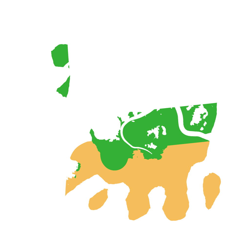 Biome Rust Map: Procedural Map, Size: 2500, Seed: 12133456