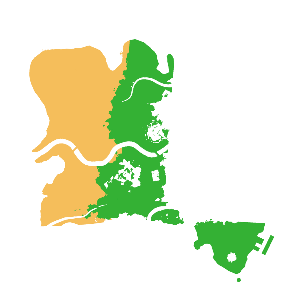 Biome Rust Map: Procedural Map, Size: 3000, Seed: 873354014