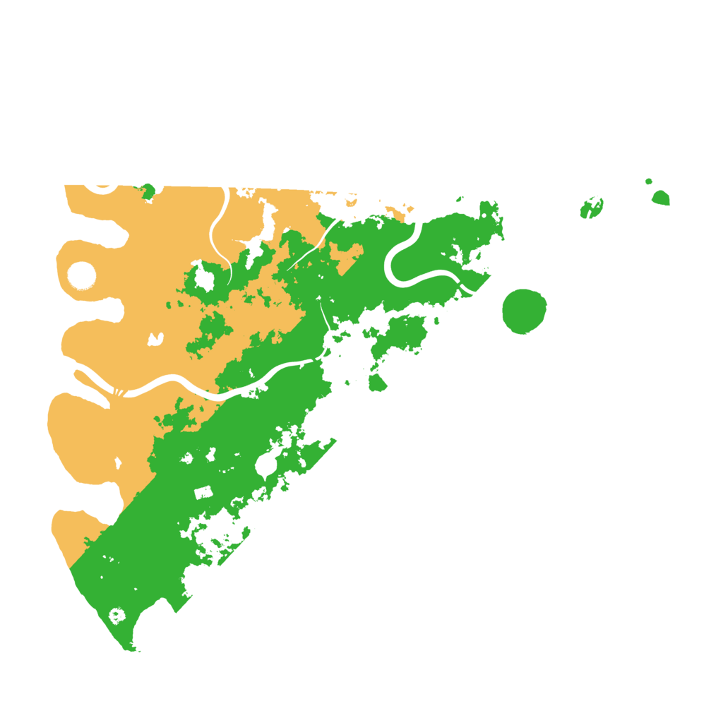 Biome Rust Map: Procedural Map, Size: 4500, Seed: 1602515592