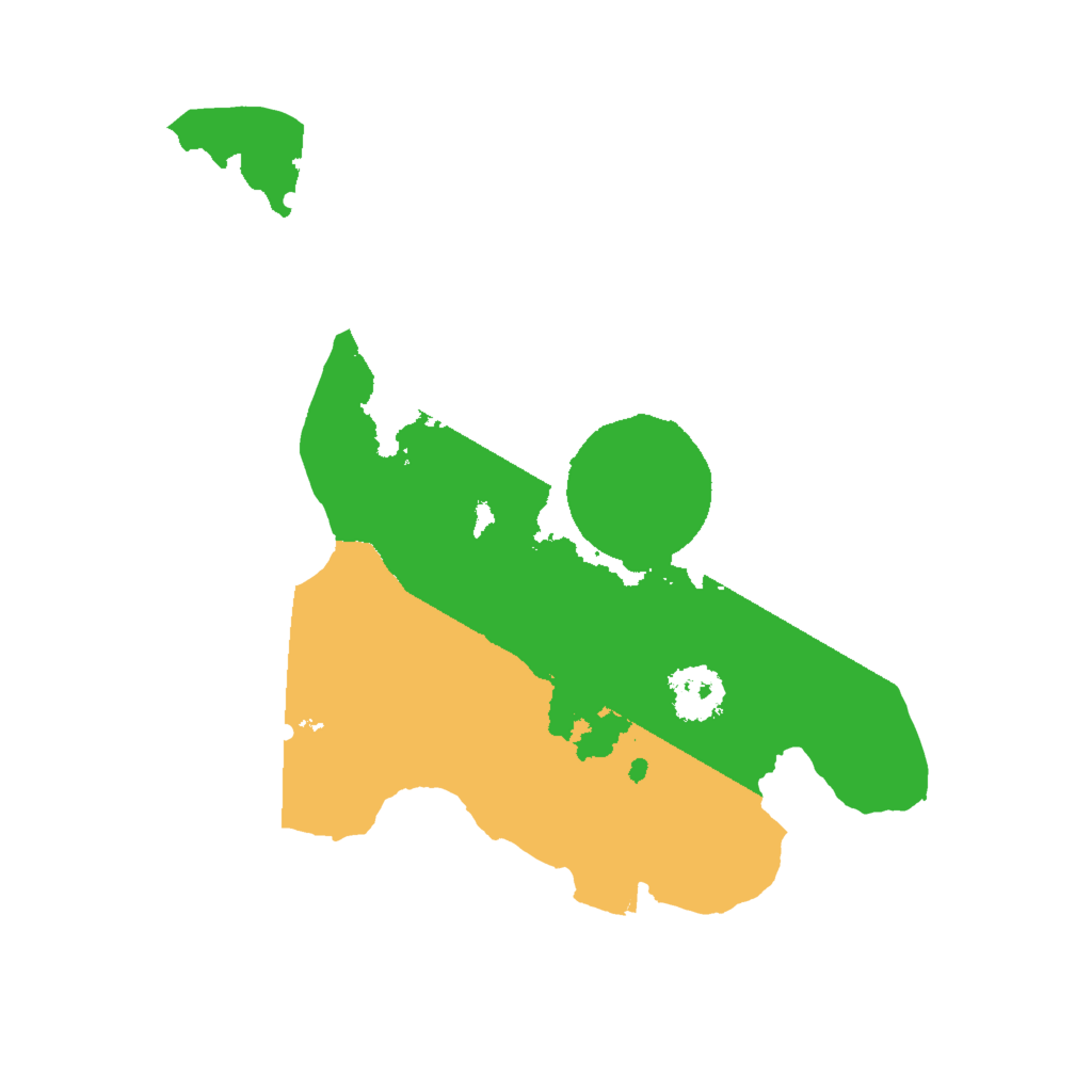 Biome Rust Map: Procedural Map, Size: 2000, Seed: 1853061811