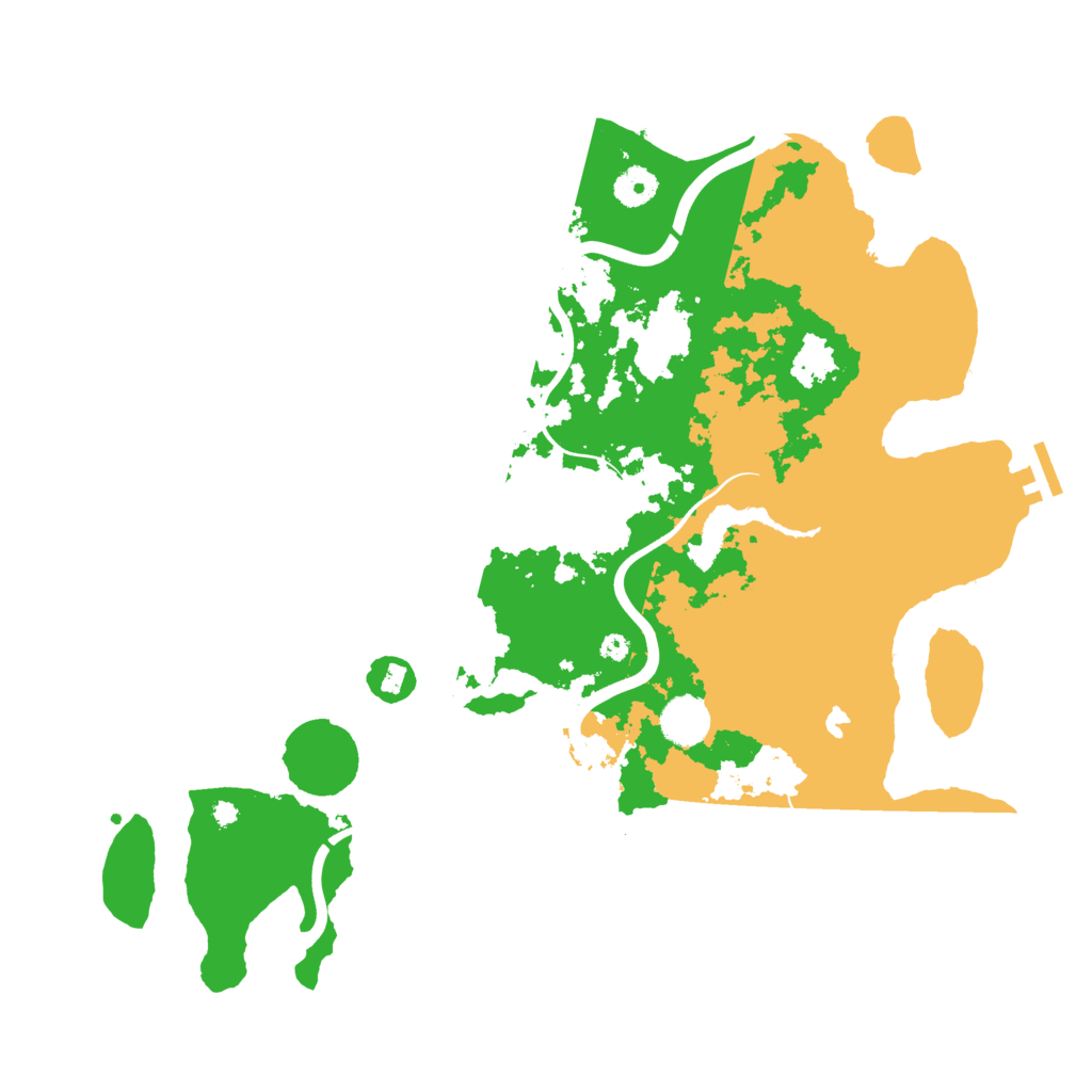Biome Rust Map: Procedural Map, Size: 4000, Seed: 482251