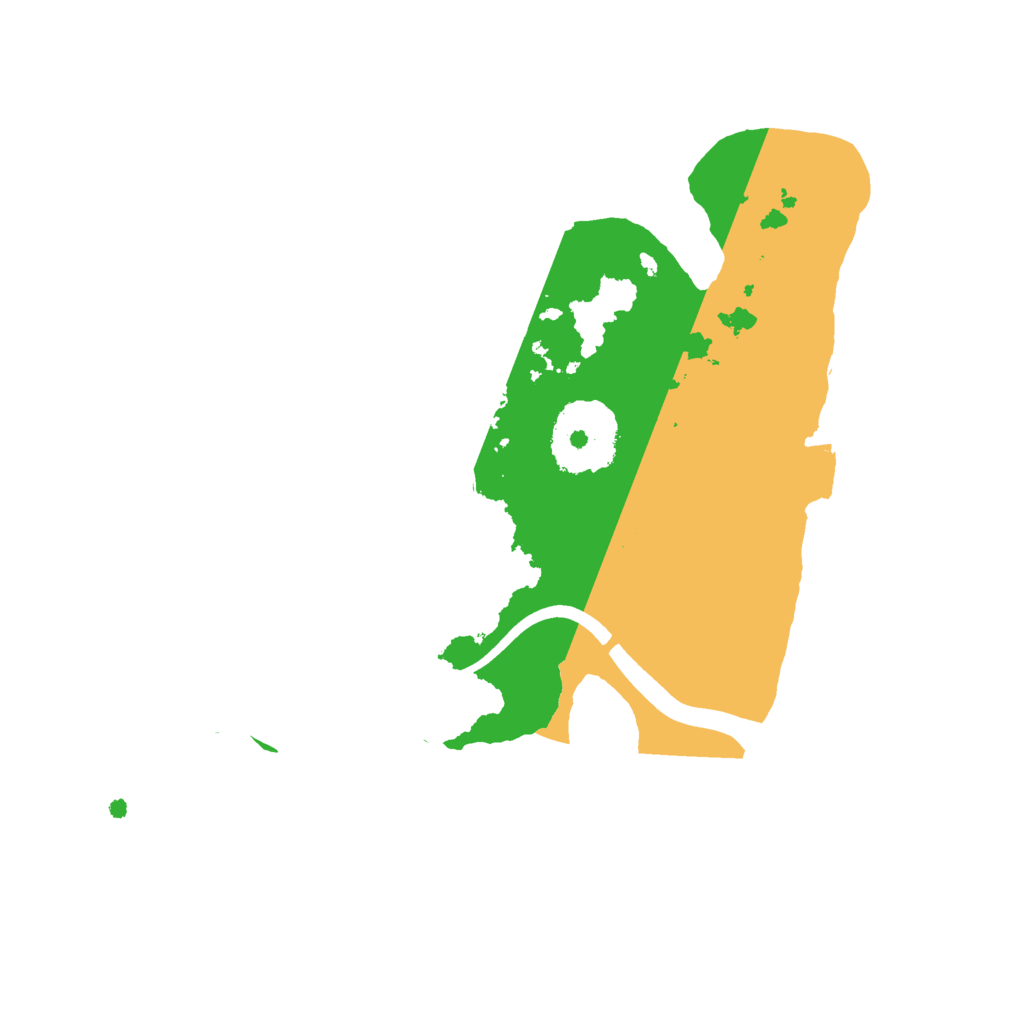 Biome Rust Map: Procedural Map, Size: 2200, Seed: 135981456