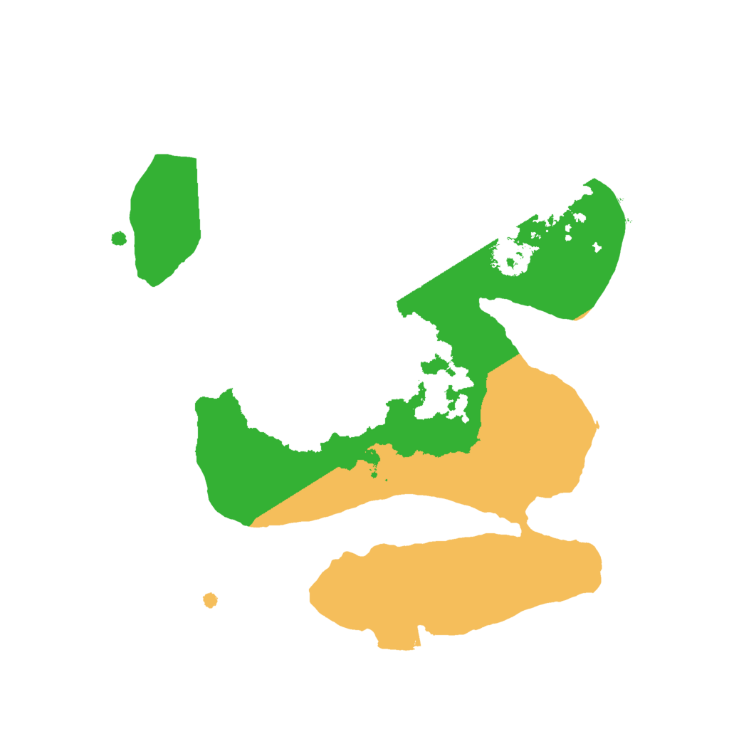 Biome Rust Map: Procedural Map, Size: 2000, Seed: 33515