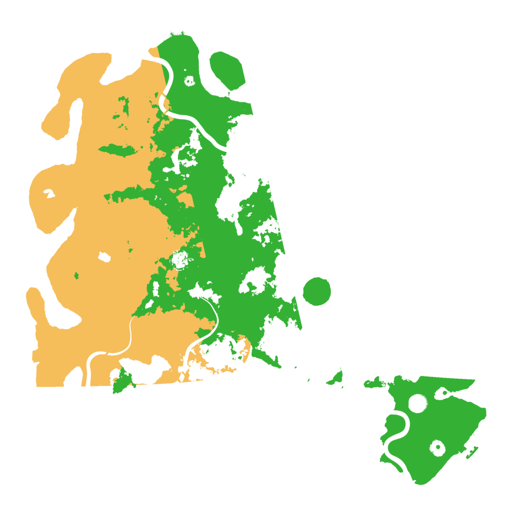 Biome Rust Map: Procedural Map, Size: 5000, Seed: 101875