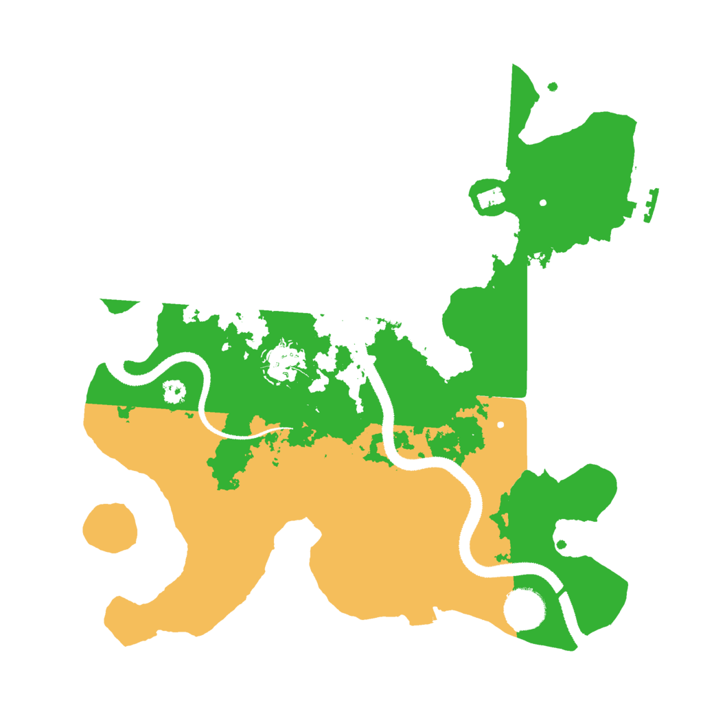 Biome Rust Map: Procedural Map, Size: 3000, Seed: 81468