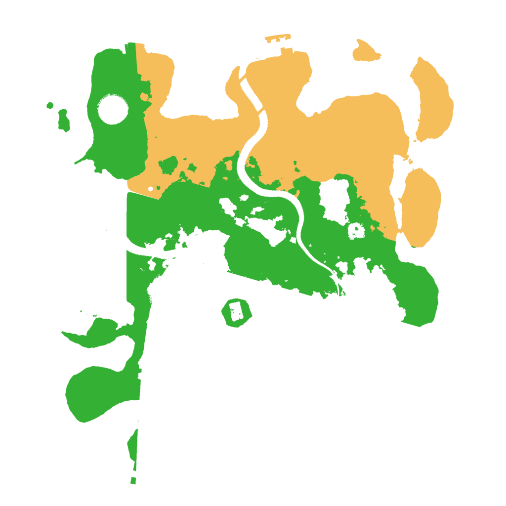 Biome Rust Map: Procedural Map, Size: 3000, Seed: 1985980934