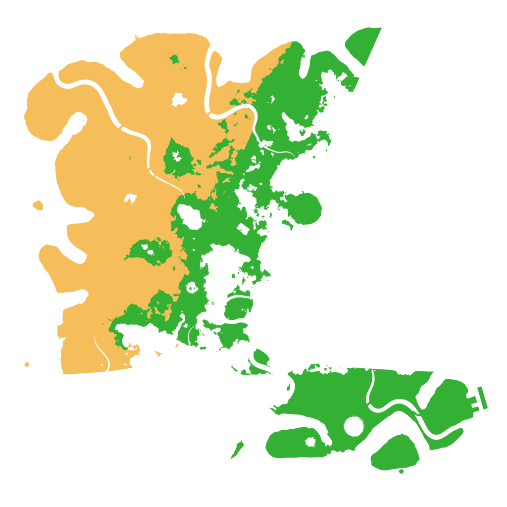 Biome Rust Map: Procedural Map, Size: 4500, Seed: 1026407660